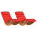 Șezlong 2 pcs Maro 60 x 154 x 74cm Lemn masiv de acacia - WALTI WALTI