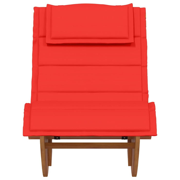 Șezlong 2 pcs Maro 60 x 154 x 74cm Lemn masiv de acacia - WALTI WALTI