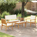 Set de canapele pentru grădină 4 pcs Maro 75 x 45 x 38cm - WALTI WALTI