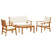 Set de canapele pentru grădină 4 pcs Maro 75 x 45 x 38cm - WALTI WALTI