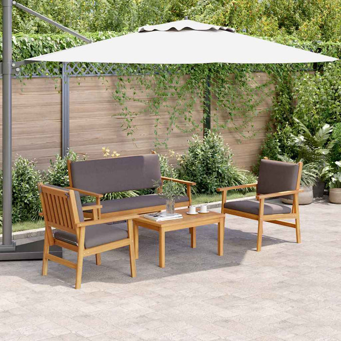 Set de canapele pentru grădină 4 pcs Maro 75 x 45 x 38cm - WALTI WALTI