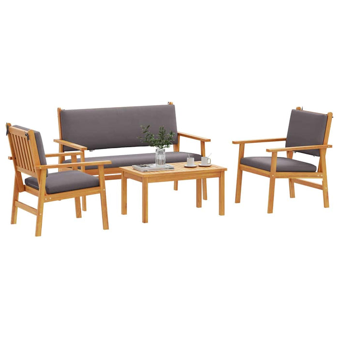 Set de canapele pentru grădină 4 pcs Maro 75 x 45 x 38cm - WALTI WALTI