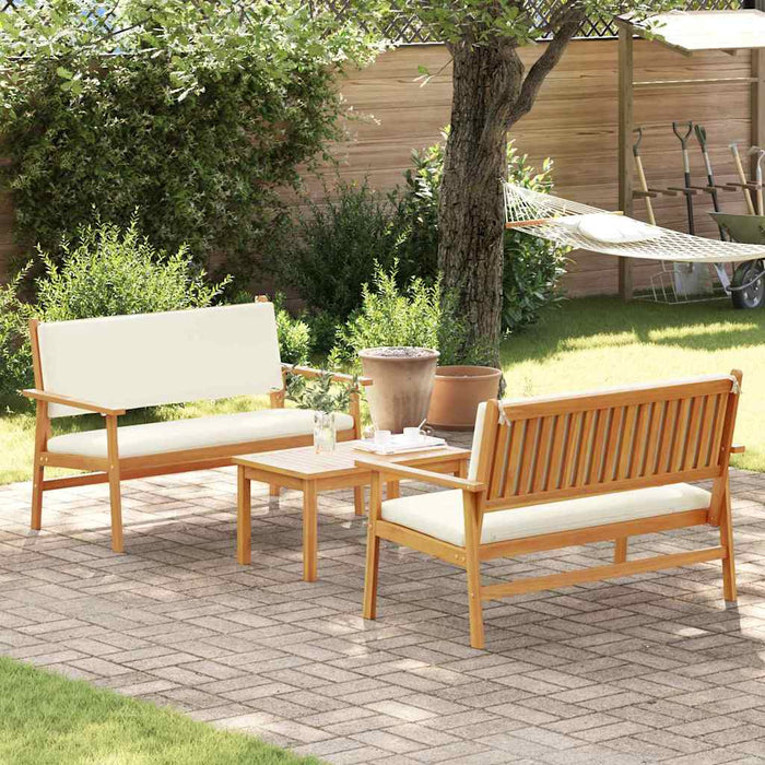 Set de canapele pentru grădină 3 pcs Maro 75 x 45 x 38cm - WALTI WALTI