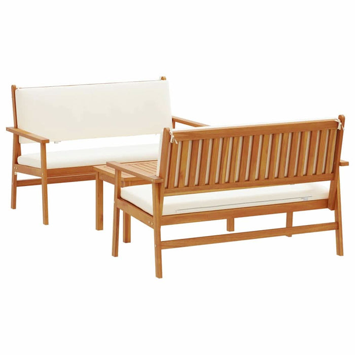 Set de canapele pentru grădină 3 pcs Maro 75 x 45 x 38cm - WALTI WALTI