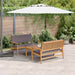 Set de canapele pentru grădină 3 pcs Maro 75 x 45 x 38cm - WALTI WALTI
