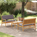 Set de canapele pentru grădină 3 pcs Maro 75 x 45 x 38cm - WALTI WALTI