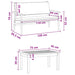 Set de canapele pentru grădină 3 pcs Maro 75 x 45 x 38cm - WALTI WALTI