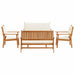 Set de canapele pentru grădină 5 pcs Maro 75 x 45 x 38cm - WALTI WALTI