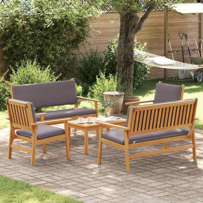 Set de canapele pentru grădină 5 pcs Maro 75 x 45 x 38cm - WALTI WALTI