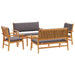 Set de canapele pentru grădină 5 pcs Maro 75 x 45 x 38cm - WALTI WALTI