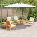 Set de canapele pentru grădină 6 pcs Maro 45 x 45 x 38cm - WALTI WALTI