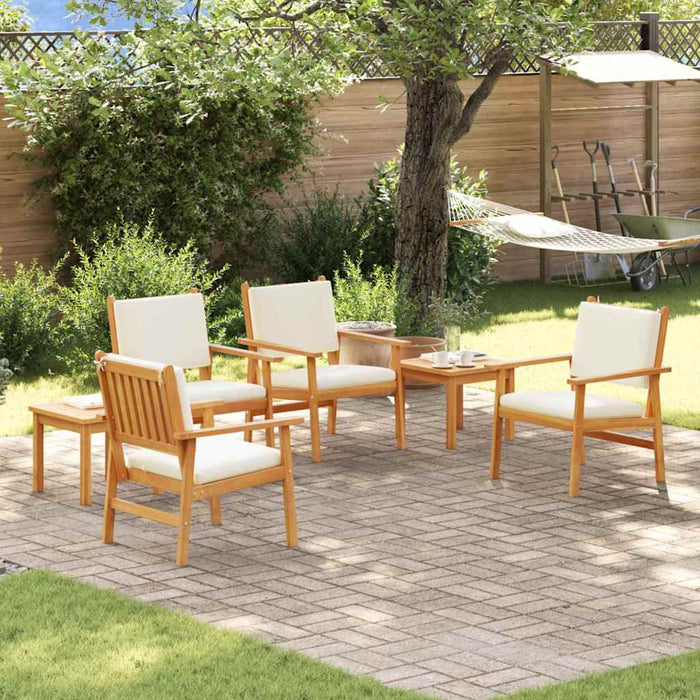 Set de canapele pentru grădină 6 pcs Maro 45 x 45 x 38cm - WALTI WALTI