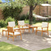 Set de canapele pentru grădină 6 pcs Maro 45 x 45 x 38cm - WALTI WALTI