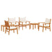 Set de canapele pentru grădină 6 pcs Maro 45 x 45 x 38cm - WALTI WALTI