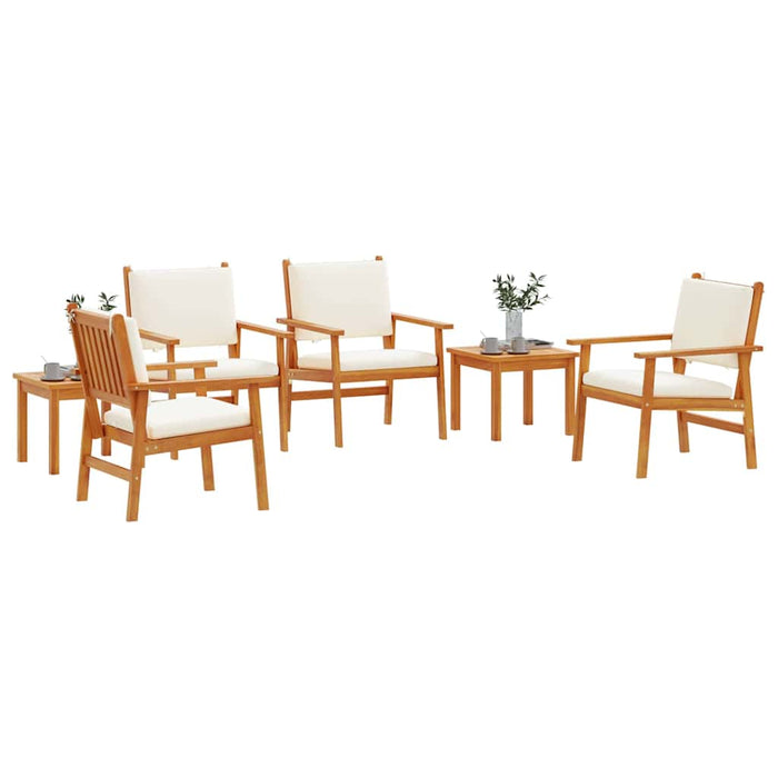 Set de canapele pentru grădină 6 pcs Maro 45 x 45 x 38cm - WALTI WALTI