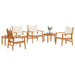 Set de canapele pentru grădină 6 pcs Maro 45 x 45 x 38cm - WALTI WALTI