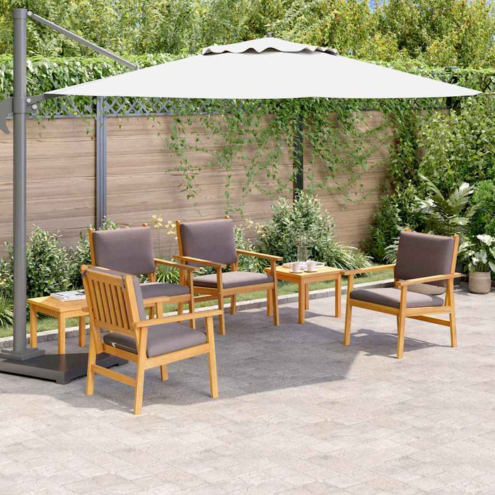 Set de canapele pentru grădină 6 pcs Maro 45 x 45 x 38cm - WALTI WALTI