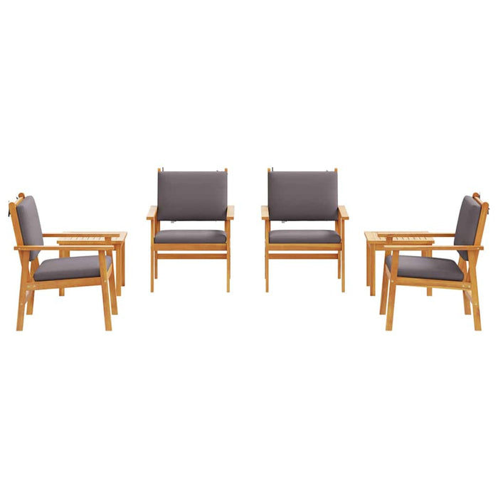 Set de canapele pentru grădină 6 pcs Maro 45 x 45 x 38cm - WALTI WALTI