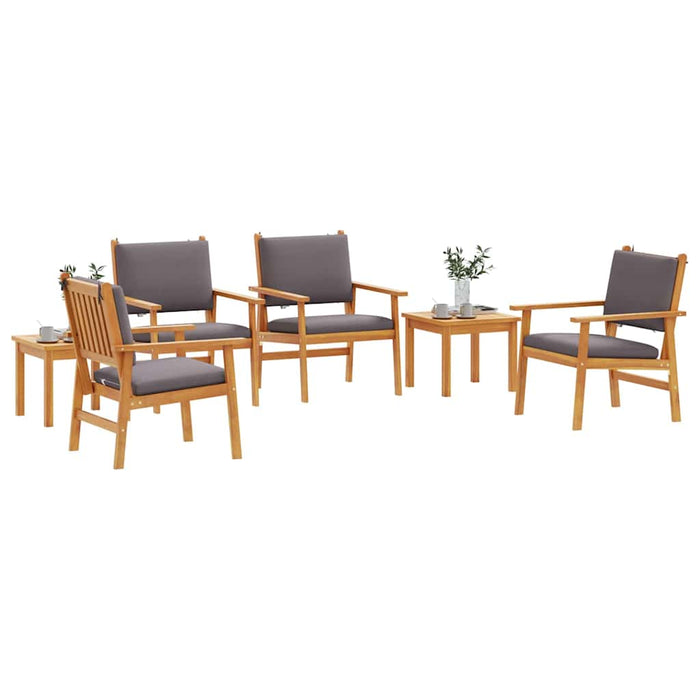 Set de canapele pentru grădină 6 pcs Maro 45 x 45 x 38cm - WALTI WALTI