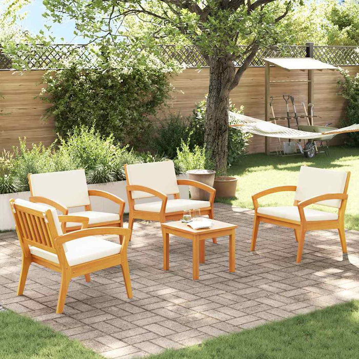 Set bistro 5 pcs Maro 45 x 45 x 38cm Lemn masiv de acacia - WALTI WALTI
