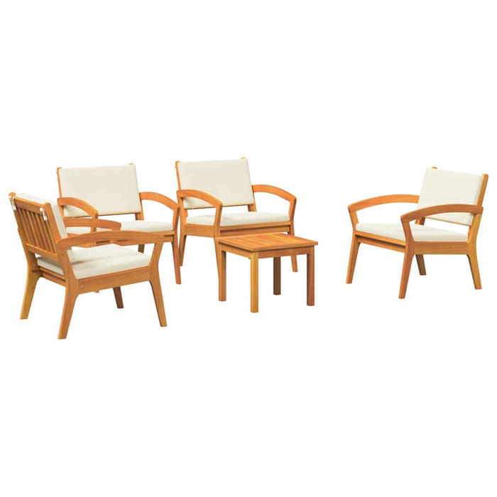 Set bistro 5 pcs Maro 45 x 45 x 38cm Lemn masiv de acacia - WALTI WALTI
