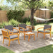 Set bistro 5 pcs Maro 45 x 45 x 38cm Lemn masiv de acacia - WALTI WALTI