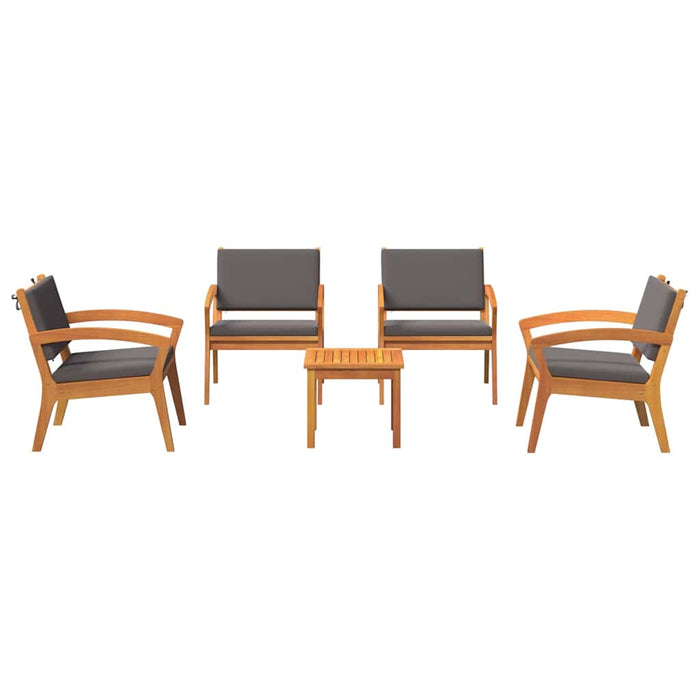 Set bistro 5 pcs Maro 45 x 45 x 38cm Lemn masiv de acacia - WALTI WALTI