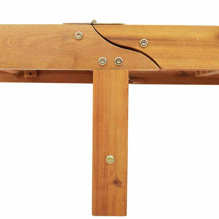 Șezlong 2 pcs Maro 63 x 199 x 85cm Lemn masiv de acacia - WALTI WALTI