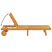 Șezlong 2 pcs Maro 63 x 199 x 85cm Lemn masiv de acacia - WALTI WALTI
