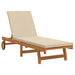Șezlong 1-persoană 2 pcs Maro Lemn Solid de Acacia - WALTI WALTI