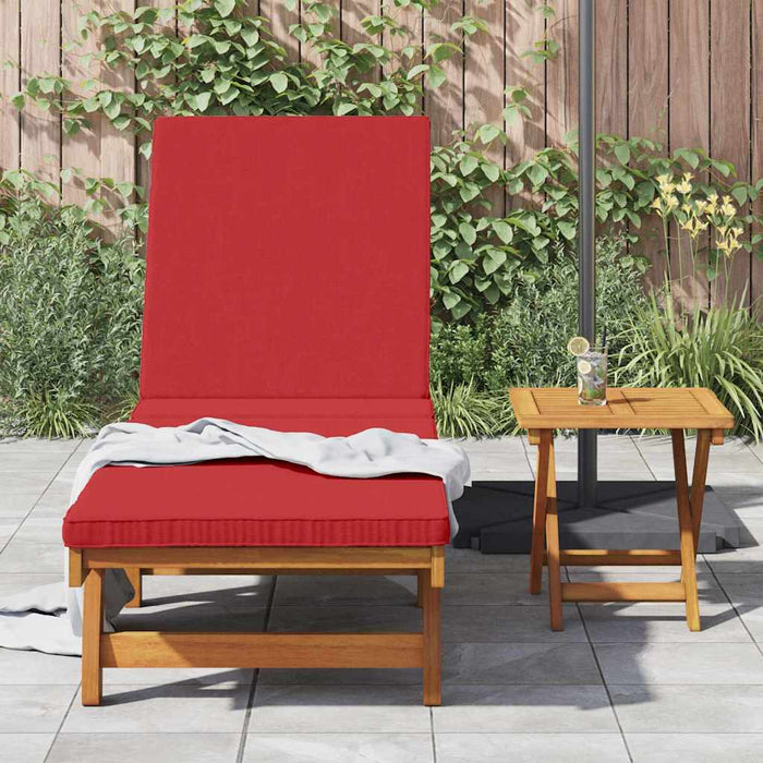 Șezlong 1-persoană 2 pcs Maro Lemn Solid de Acacia - WALTI WALTI