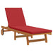 Șezlong 2-persoană 3 pcs Maro Lemn Solid de Acacia - WALTI WALTI