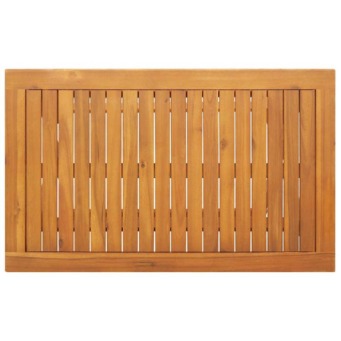 Set Bistro de Grădină 5 pcs Maro Lemn Solid de Acacia WALTI