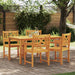 Set de 4 scaune 56x55.5x90 cm din lemn de acacia - WALTI WALTI