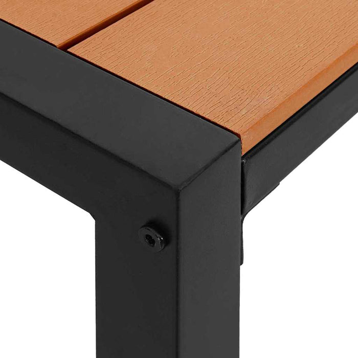 Bancă de grădină Maro 100 x 28 x 45cm Oțel - WALTI WALTI