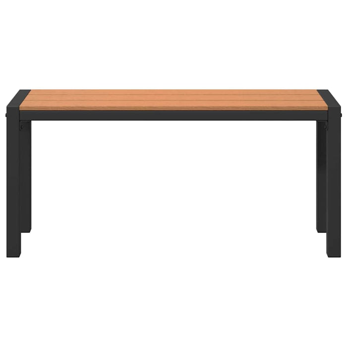 Bancă de grădină Maro 100 x 28 x 45cm Oțel - WALTI WALTI