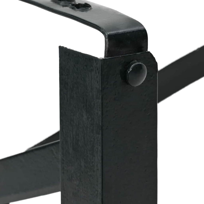 Picior de masă pentru bere 2 pcs Negru 39 x 3 x 75 cm - WALTI WALTI