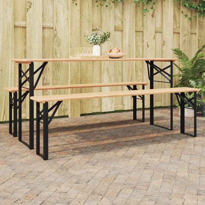 Picior de masă pentru bere 2 pcs Negru 39 x 3 x 75 cm - WALTI WALTI