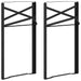 Picior de masă pentru bere 2 pcs Negru 39 x 3 x 75 cm - WALTI WALTI