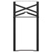 Picior de masă pentru bere 2 pcs Negru 39 x 3 x 75 cm - WALTI WALTI