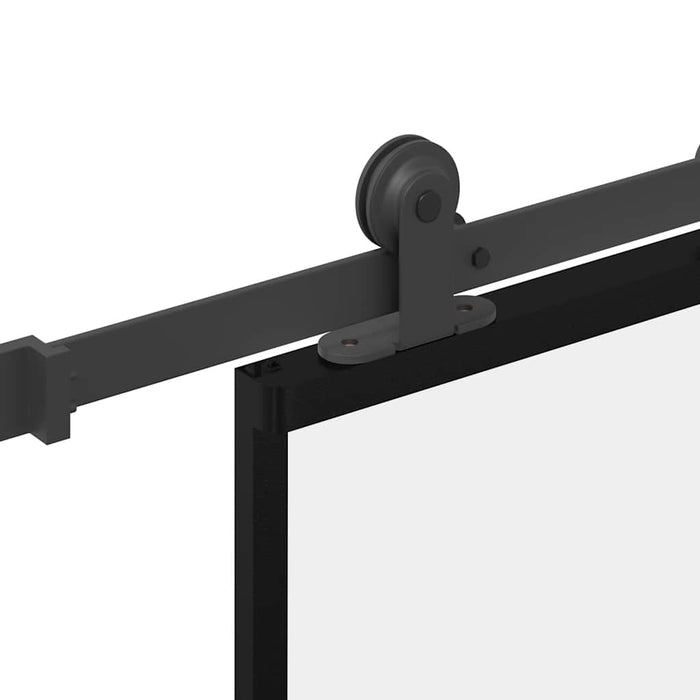 Ușă glisantă cu set feronerie, 76x205 cm, sticlă ESG/aluminiu - WALTI WALTI