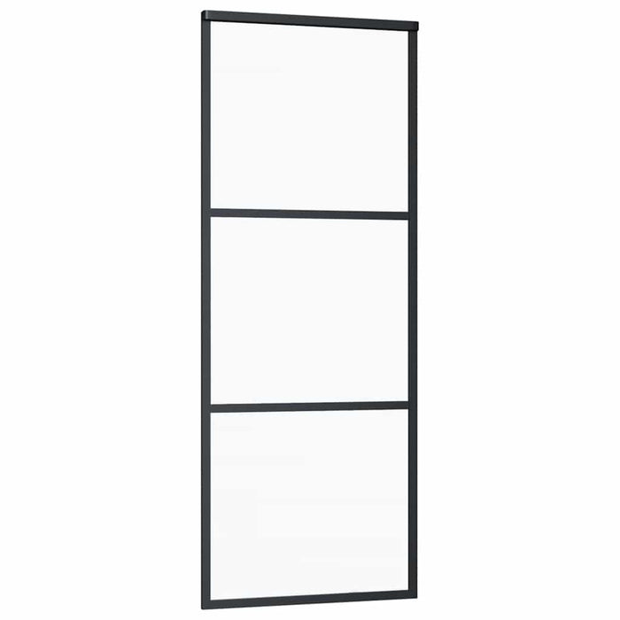 Ușă glisantă cu set feronerie, 76x205 cm, sticlă ESG/aluminiu - WALTI WALTI