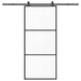 Ușă glisantă cu set feronerie, 90x205 cm, sticlă ESG/aluminiu - WALTI WALTI