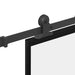 Ușă glisantă cu set feronerie, 90x205 cm, sticlă ESG/aluminiu - WALTI WALTI