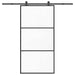 Ușă glisantă cu set feronerie 102x205 cm ESG sticlă și aluminiu - WALTI WALTI