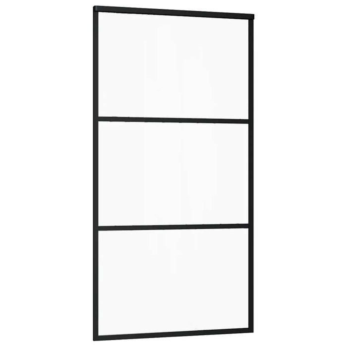 Ușă glisantă cu set feronerie 102x205 cm ESG sticlă și aluminiu - WALTI WALTI