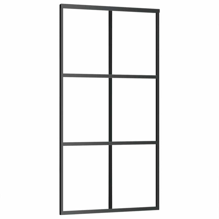 Ușă glisantă cu set feronerie 102x205 cm ESG sticlă și aluminiu - WALTI WALTI