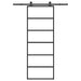Ușă glisantă cu set feronerie, 76x205 cm, sticlă ESG/aluminiu - WALTI WALTI
