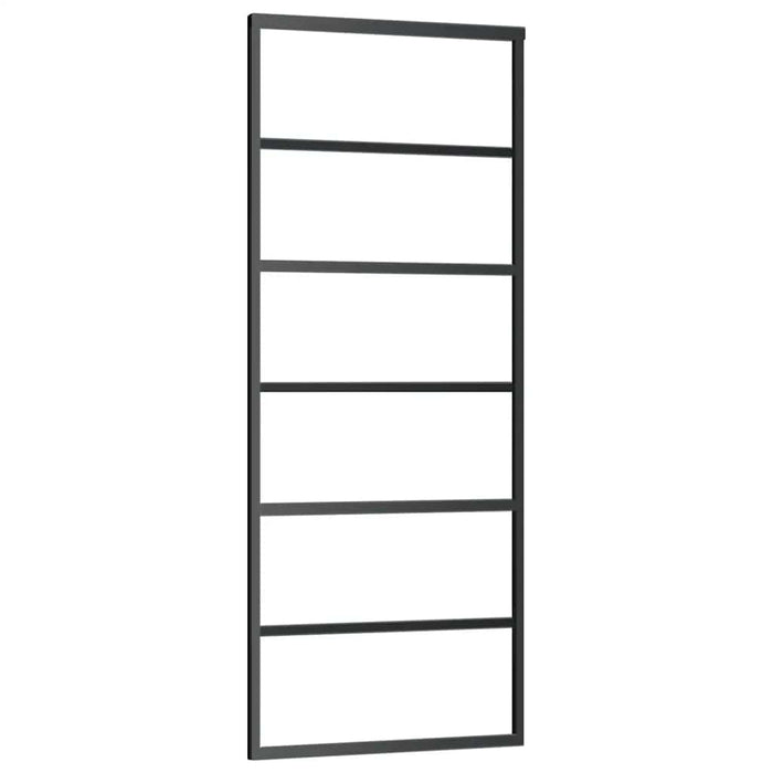 Ușă glisantă cu set feronerie, 76x205 cm, sticlă ESG/aluminiu - WALTI WALTI