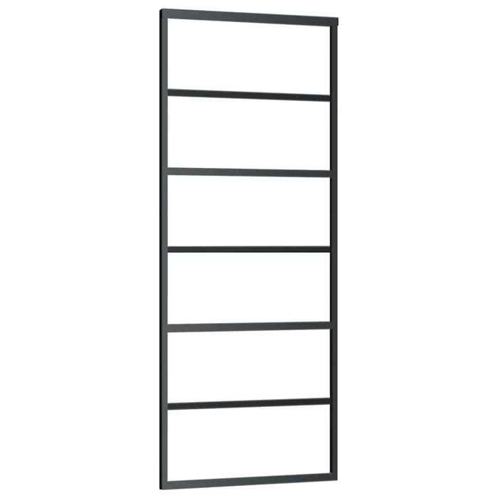 Ușă glisantă cu set feronerie, 76x205 cm, sticlă ESG/aluminiu - WALTI WALTI